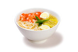 Seafood soup with noodles