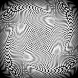 Design uncolored trellis interlaced spiral background