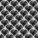 Design seamless circle striped geometric pattern