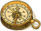 marine theme, compass