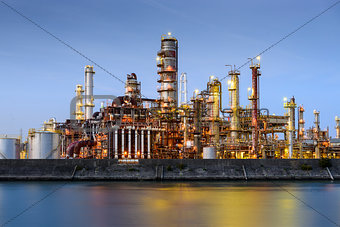 Refineries on a River