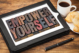 empower yourself concept