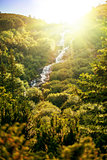 Waterfall in mountains