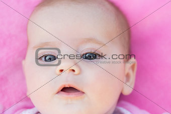adorable baby close up