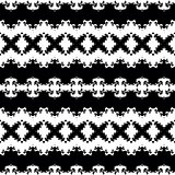 Seamless geometric pattern in a black - white colors