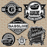 set of labels on the topic gasoline
