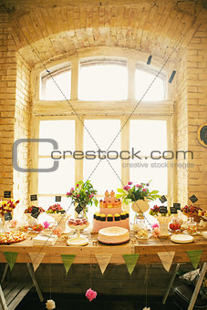 Wedding sweets banquet