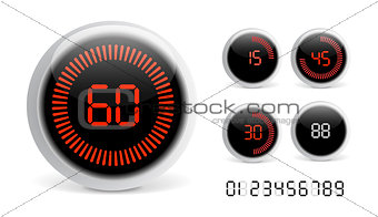 Vector Digital Countdown