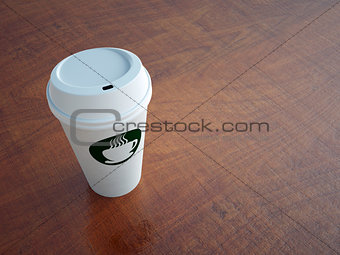 Paper Coffee Cup On a Table