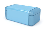 Blue plastic box