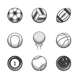 Collection of sport icons.