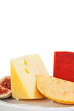 Delicious cheese background.