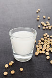 Soybeans and soy milk.