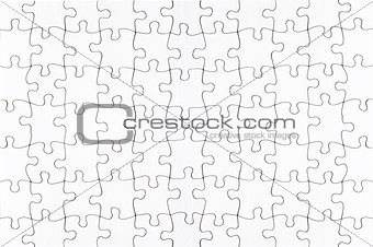 complete blank jigsaw puzzle 