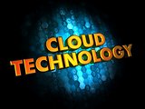 Cloud Technology on Digital Background.