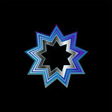 Bahai Religion Symbol- Nine pointed star