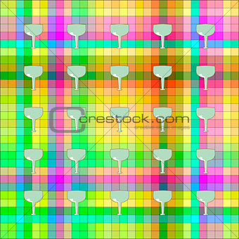 Patterned background texture