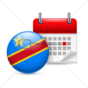 Icon of National Day in Democratic Republic of the Congo