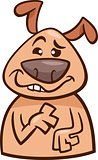 mood goofy dog cartoon illustration