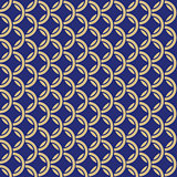 Vector blue background with rings. Seamless hauberk