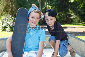 Skateboard kids