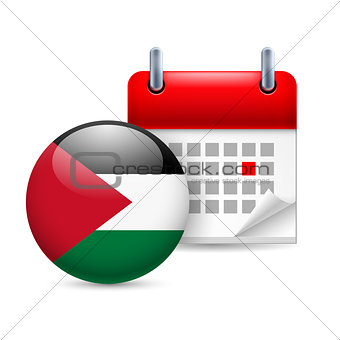 Icon of National Day in Palestine