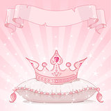 Princess crown background 