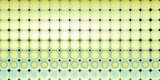 abstract tiled mosaic background in green blue yellow