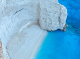 Beach with white sand (Zakynthos, Greece)