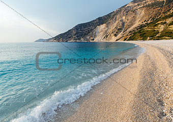 Myrtos Beach (Greece,  Kefalonia, Ionian Sea).