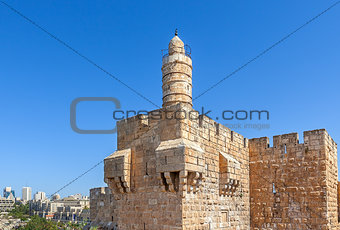 Tower of David in Jerusalem, Israel.