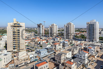 Kiryat Gat skyline view.