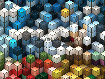 Colorful cubes 