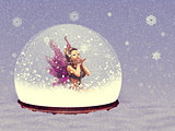 Snow globe with fairy