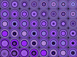 3d abstract tiled mosaic background in purple magenta