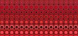 3d abstract tiled mosaic background in red pink