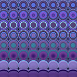 3d abstract tiled mosaic background in purple
