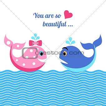 Whales in love