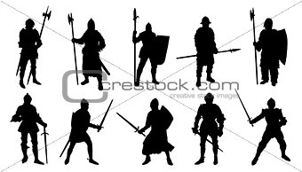 knight silhouettes