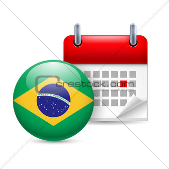 Icon of National Day in Brazil