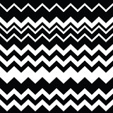 Tribal Aztec zigzag seamless black and white pattern