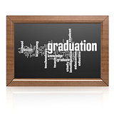Blank blackboard graduation