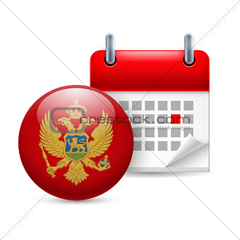 Icon of National Day in Montenegro