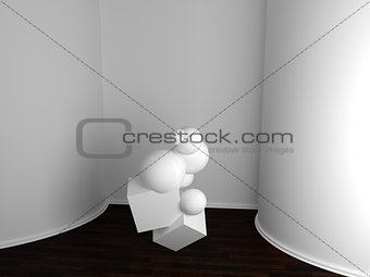 Abstract interior composition. 