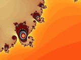 Decorative fractal background in a bright colors