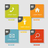 Infographic Templates for Business Vector Illustration.