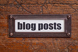 blog posts  tag - file cabinet label
