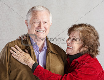 Smiling Woman and Husband