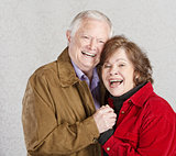 Laughing Senior Couple