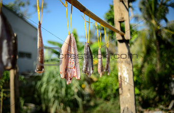 0014-Making dried fish